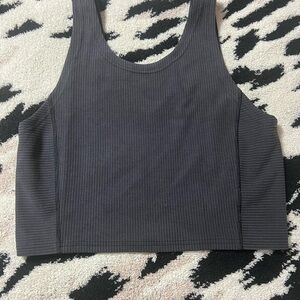 lululemon athletica Charcoal Ribbed Tank Top